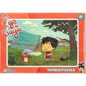 TRT Çocuk Ege İle Gaga 48 Parça Puzzle