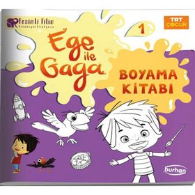 Trt Çocuk /Ege İle Gaga Boyama Kitabı 1