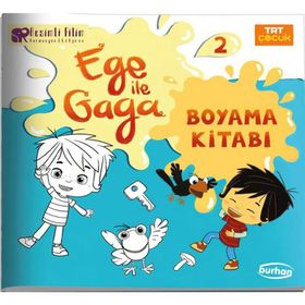Trt Çocuk /Ege İle Gaga Boyama Kitabı 2
