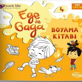 Trt Çocuk /Ege İle Gaga Boyama Kitabı 4