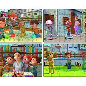 TRT Çocuk Elif ve Arkadaşları 4N1 Puzzle