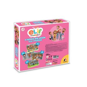 TRT Çocuk Elif ve Arkadaşları 4N1 Puzzle