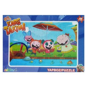 TRT Çocuk Kare Takımı 48 Parça Puzzle