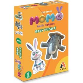 TRT Çocuk Tavşan Momo Baby Puzzle