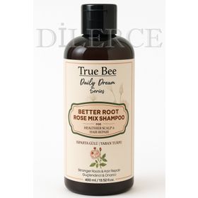 True Bee Daily Dream Rose Shampoo 400 ml Yaban Turpu ile Güçlendirilmiş Gül Şampuanı