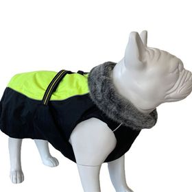True Love Standart Yeşil İçi Polarlı Neon Sarı Köpek Kıyafeti