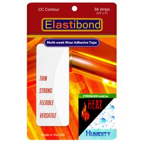 True Tape Elastibond Oval CC 2.0x7.5 cm 36 Adet Protez Saç Bandı
