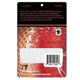True Tape Red E Tape 1 C 2.5x7.5 cm Protez Saç Bandı