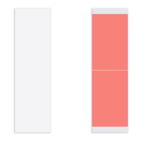True Tape Red E Tape 1x3" C 2.5x7.5 cm Protez Saç Bandı