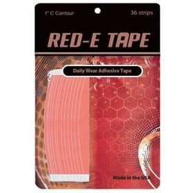 True Tape Red-E Tape Oval Geniş 1C Contour 2.5x7.5 cm 36 Adet Protez Saç Bandı