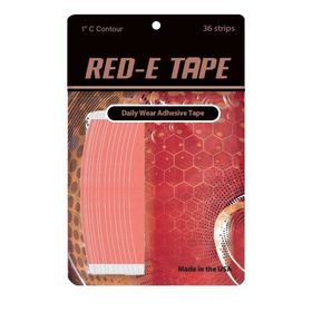 True Tape Red-E Tape Oval Geniş 1C Contour 2.5x7.5 cm 36 Adet Protez Saç Bandı