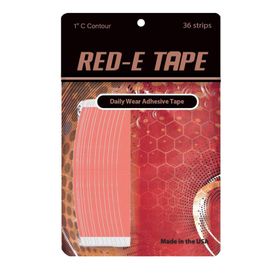 True Tape Red-E Tape Oval Geniş 1C Contour 2.5x7.5 cm 36 Adet Protez Saç Bandı