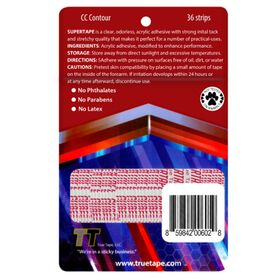 True Tape Super Tape Oval CC 2x7.5 cm 36 Adet Protez Saç Bandı