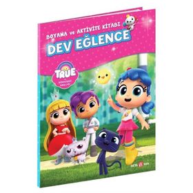 True ve Gökkuşağı Krallığı Boyama ve Aktivite Kitabı Dev Eğlence - Beta Kids