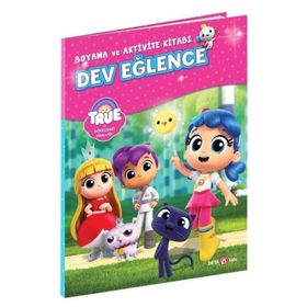 True ve Gökkuşağı Krallığı Boyama ve Aktivite Kitabı Dev Eğlence - Beta Kids