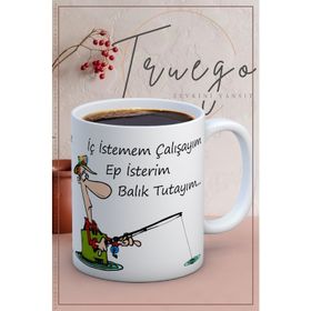 Truego Balık Tutayım... Baskılı Kupa