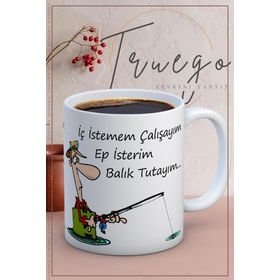 Truego Balık Tutayım... Baskılı Kupa