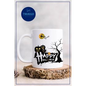 Truego Cadılar Bayramı Baskılı Porselen Kupa