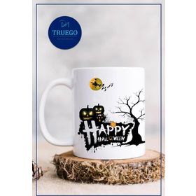Truego Cadılar Bayramı Baskılı Porselen Kupa