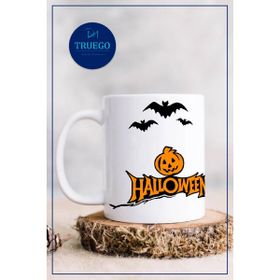 Truego Halloween Bal Kabağı Beyaz Kupa