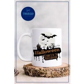 Truego Halloween Baskılı Porselen Kupa