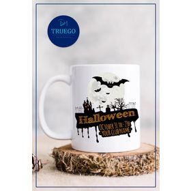 Truego Halloween Baskılı Porselen Kupa