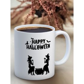 Truego Happy Halloween Beyaz Kupa