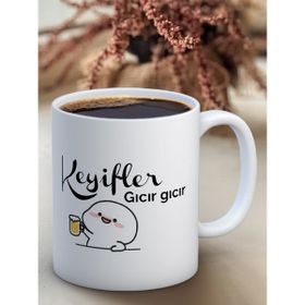 Truego Keyifler Gıcır Gıcır Beyaz Kupa
