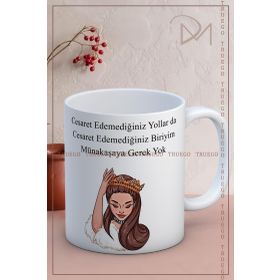 Truego Münakaşaya Gerek Yok Baskılı Kupa