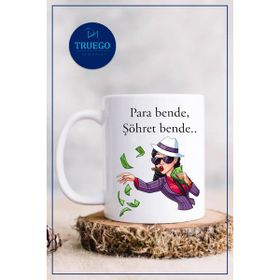 Truego Para Bende Baskılı Kupa