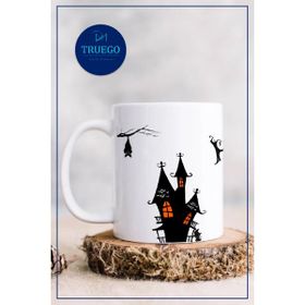 Truego Perili Ev Halloween Beyaz Kupa