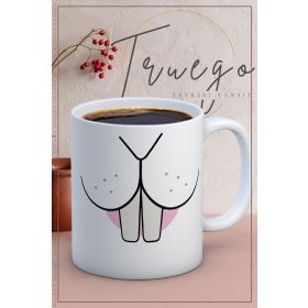 Truego Seramik Mug Tavşan Diş Kupa