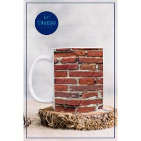 Truego Tuğla Duvar Baskılı Kupa