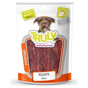 Truly 90 gr Jerky Ördek ve Geyik Etli Yumuşak Köpek Ödül Maması