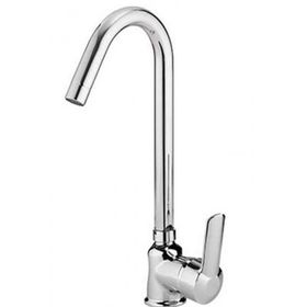 Truva Arven Kuğu Krom Lavabo Bataryası