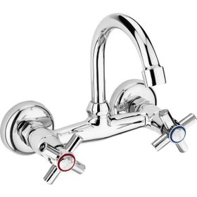 Truva Royal Krom Dönerli Lavabo Batarya