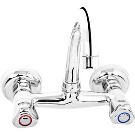 Truva Trigon Krom Dönerli Lavabo Bataryası