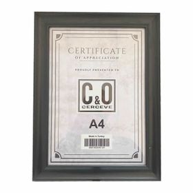 Truva TRV155S 21x29,7cm 3cm A4 Siyah Çerçeve