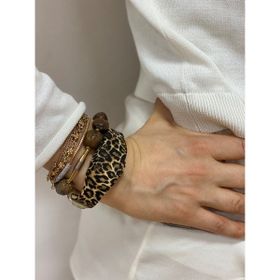 Truvital Leopar Hazneli Silikon Dezenfektan Bileklik
