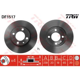 TRW DF1517 Ön Fren Aynası
