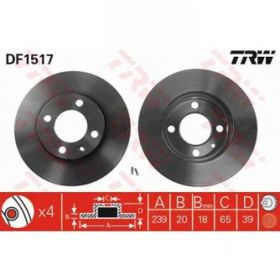 TRW DF1517 Ön Fren Aynası