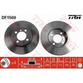TRW DF1569 Bmw Ön Fren Diski
