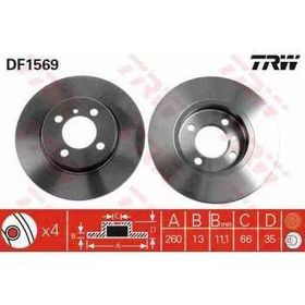 TRW DF1569 Bmw Ön Fren Diski