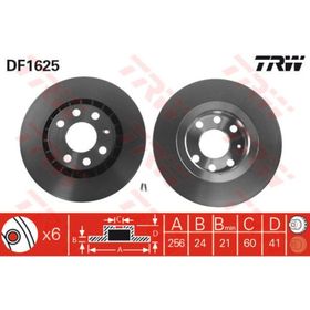 TRW DF1625 Astra Ön Fren Diski