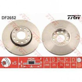 TRW DF2652 Ön Fren Aynası