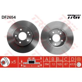 TRW DF2654 Ön Fren Diski