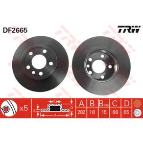 TRW DF2665 Ön Fren Aynası