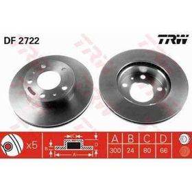 TRW DF2722 Boxer Ön Fren Diski