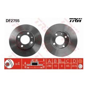 TRW DF2755 Ön Fren Aynası