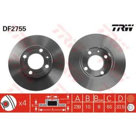TRW DF2755 Ön Fren Aynası